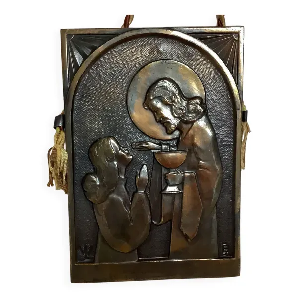 Illustration numéro 3 du produit Bas relief la communion objet religieux