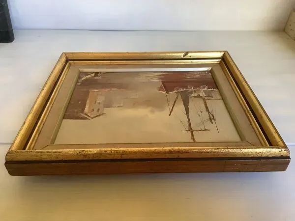 Illustration numéro 3 du produit Tableau marine huile sur toile signée