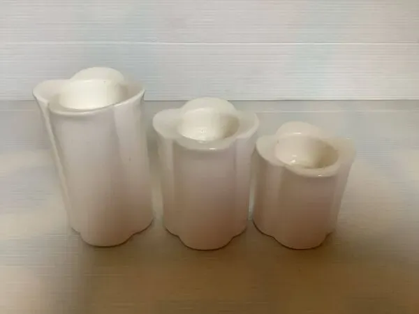 Illustration numéro 3 du produit Trio de bougeoirs trèfle à quatre feuilles