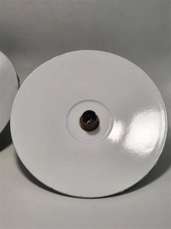 Illustration numéro 3 du produit Paire d'appliques en tôle émaillée