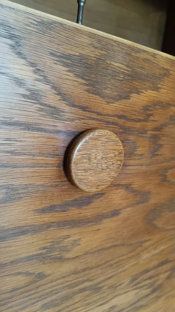 Illustration numéro 3 du produit Meuble secrétaire École d'Amsterdam art déco signé Eshuis &co