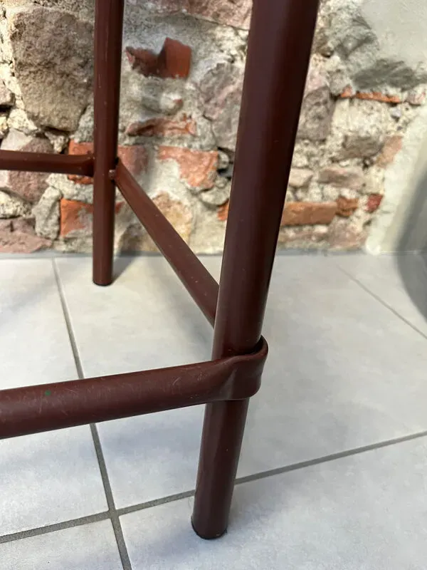 Illustration numéro 3 du produit Tabouret atelier bois et métal