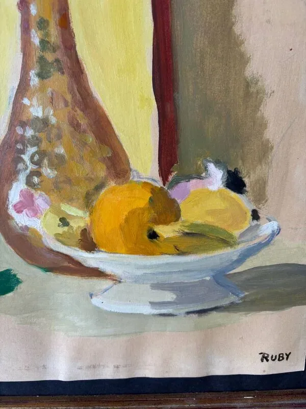 Illustration numéro 3 du produit Nature morte signée Ruby