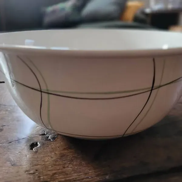 Illustration numéro 3 du produit Saladier Sortilège – Faïencerie de Salins-les-Bains – circa 1970