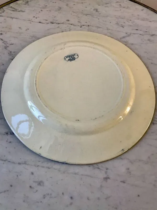 Illustration numéro 3 du produit plat rond A&C Salins modèle Bourgogne fin XIXème