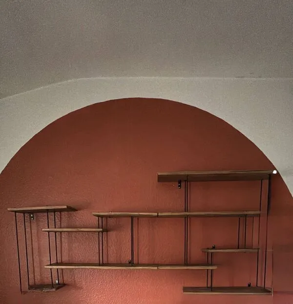 Illustration numéro 3 du produit Étagère murale style industriel