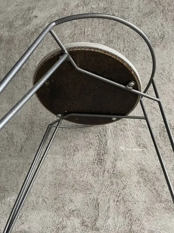 Illustration numéro 3 du produit Tabouret de bar « lune d’argent » par Pascal mourgue pour Fermob