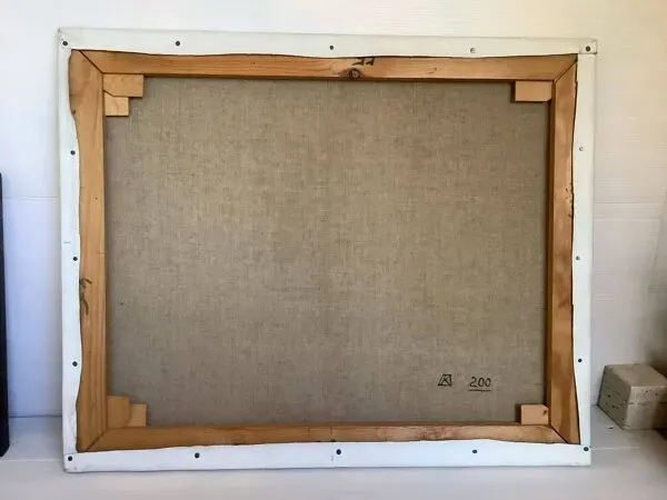 Illustration numéro 3 du produit Tableau vue de Paris huile sur toile signée