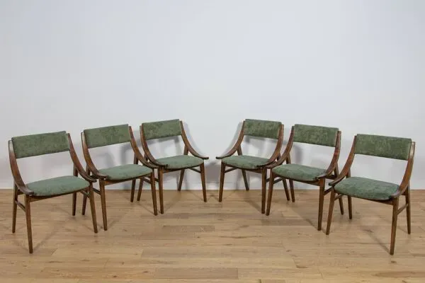 Illustration numéro 3 du produit 6 chaises par Juliusz Kędziorek pour Zamojska Furniture Factory