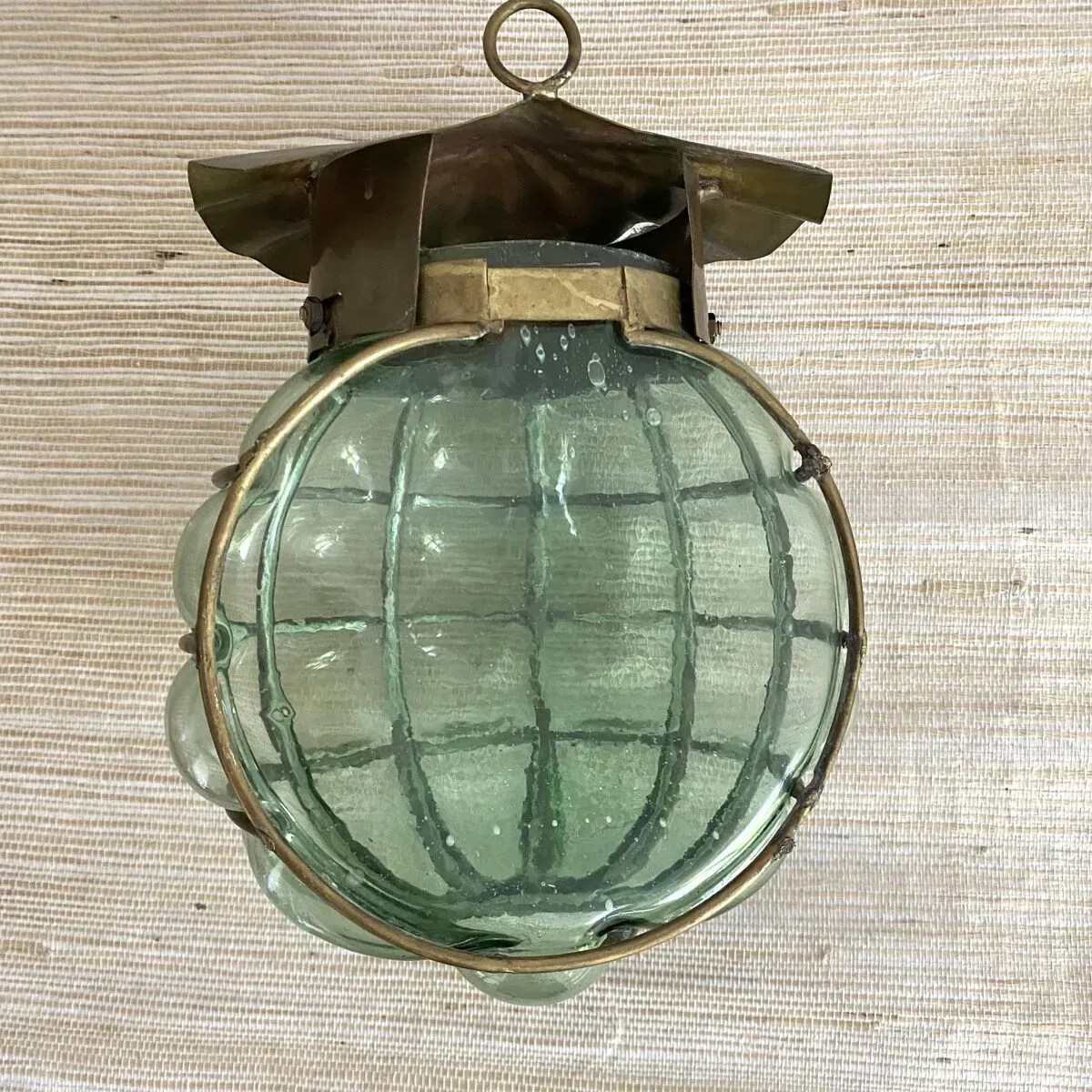 Illustration numéro 3 du produit Applique marine en verre soufflé