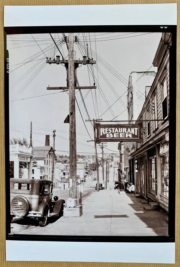 Illustration numéro 3 du produit Photographie d’art W.Evans – Scène de rue à Mount Pleasant, Pennsylvanie