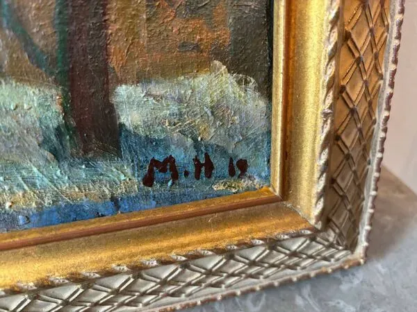 Illustration numéro 3 du produit Village sous la neige signé Melnikov