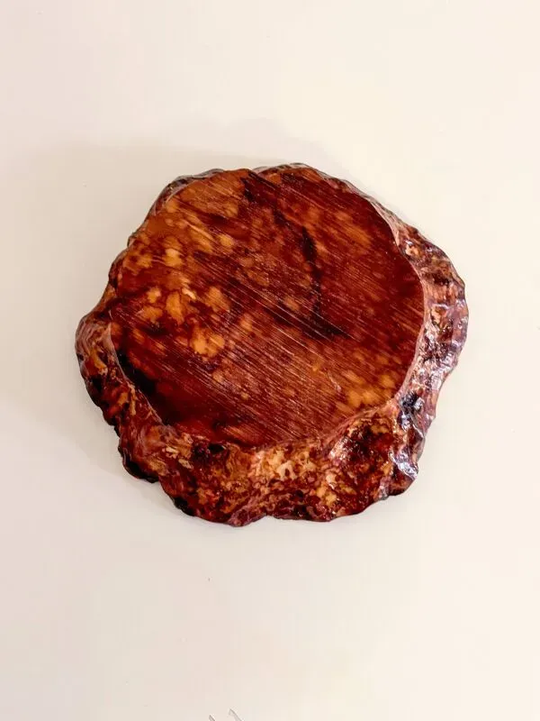 Illustration numéro 3 du produit Cendrier en albâtre marron, 1960