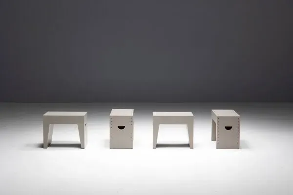 Illustration numéro 3 du produit Tabourets d'école Bossche par Dom Hans van der Laan et Jan de Jong, Pays-Bas, années 1970