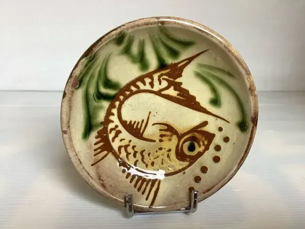 Illustration numéro 3 du produit Vide poche baguier poisson céramique