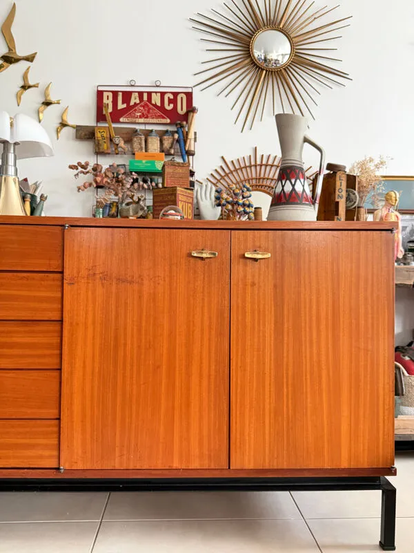 Illustration numéro 3 du produit Enfilade ''Alvéole'' Marcel Gascoin – Circa 1960