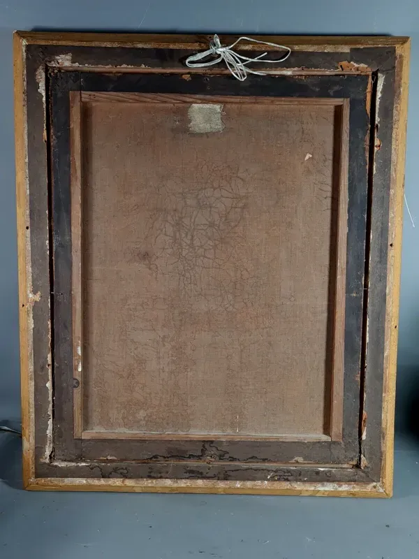 Illustration numéro 3 du produit Portrait à l'huile Ecole Française début XIXe siècle d'une jeune femme  Bel état SB