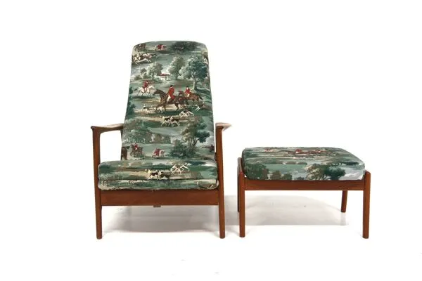 Illustration numéro 3 du produit Fauteuil scandinave ''Siesta'', Folke Ohlsson pour DUX, Suède, 1960