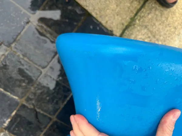 Illustration numéro 3 du produit Duo de chaises Panton – Verner Panton pour Vitra – Bleu – Édition sign