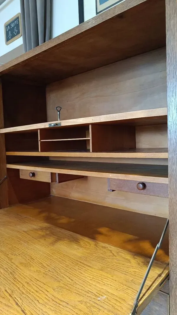 Illustration numéro 3 du produit Meuble secrétaire Art Déco École d'Amsterdam Eshuis & co