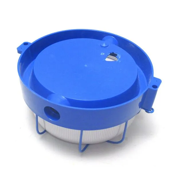 Illustration numéro 3 du produit Applique ou plafonnier industriel bleu