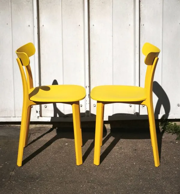 Illustration numéro 3 du produit Paire de chaises All Plastic Chair, Vitra