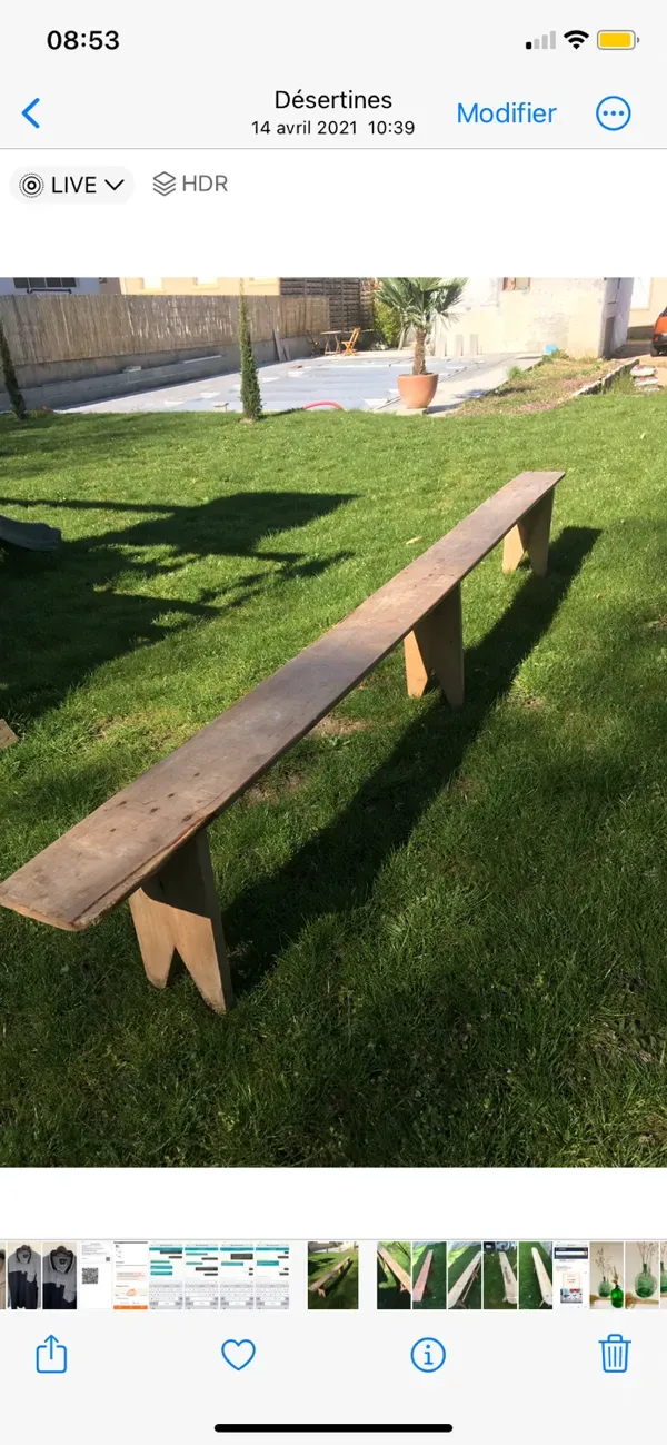 Illustration numéro 3 du produit Banc