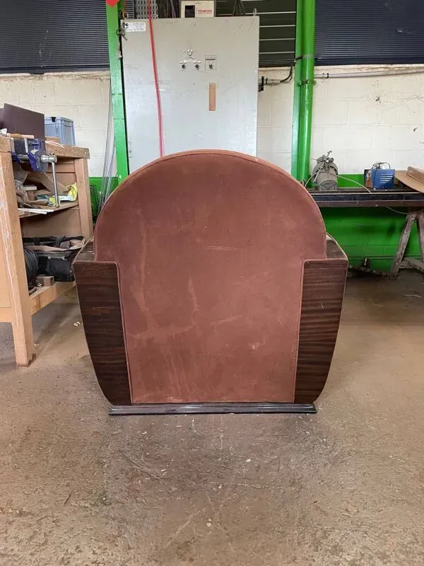 Illustration numéro 3 du produit Fauteuil club art deco