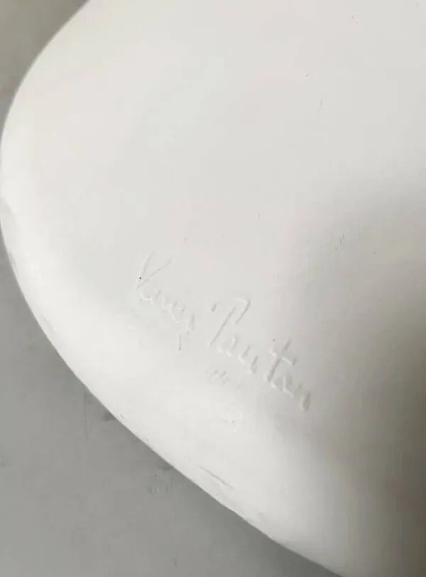 Illustration numéro 3 du produit Chaise S blanche design monobloc de Verner Panton blanche édition Vitra