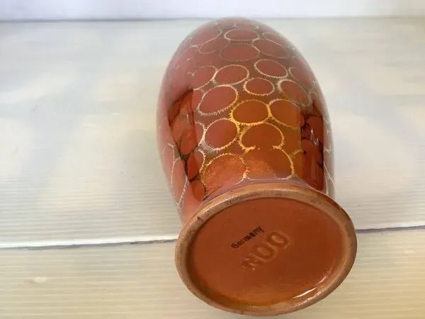 Illustration numéro 3 du produit Vase marron et doré Germany