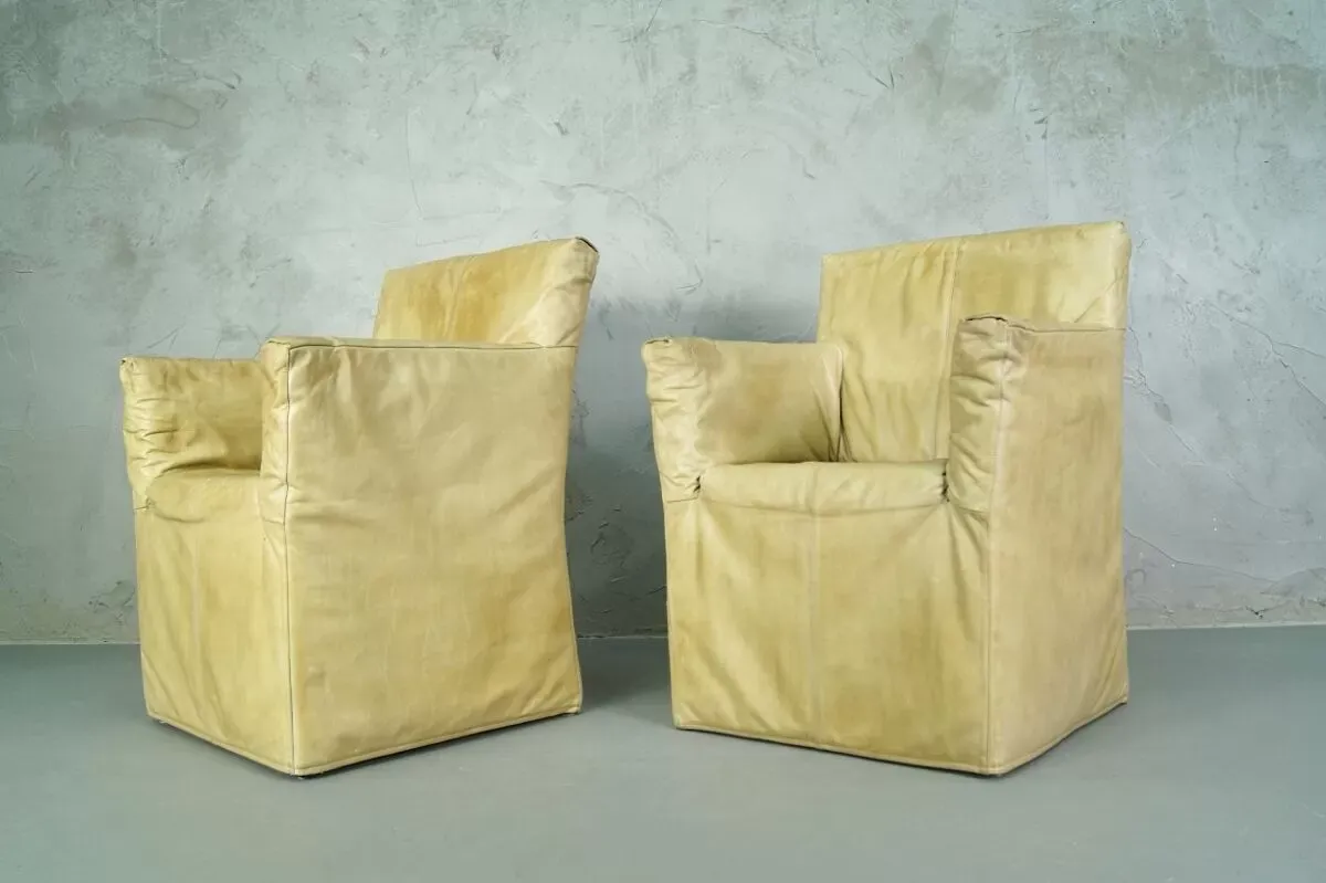 Illustration numéro 3 du produit Paire de fauteuils de Gerard van den Berg pour Montis, années 1970