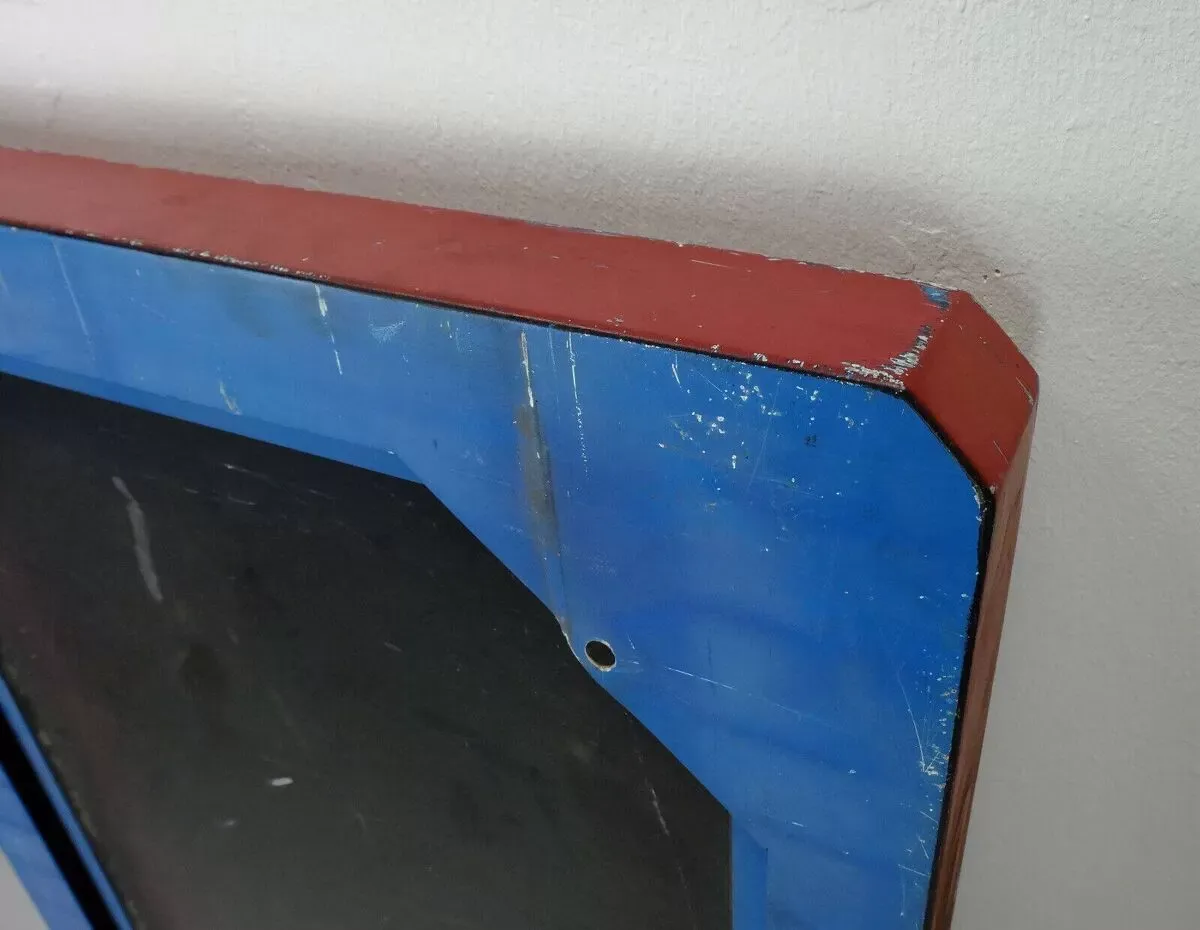 Illustration numéro 3 du produit Grande vitrine ancienne métal années 60 70 loft shabby gastro décoration multifonctionnelle 2 disponibles