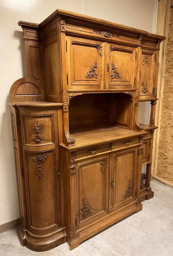 Illustration numéro 3 du produit D'après Gauthier Poinsignon Buffet époque Art Nouveau Ecole de Nancy