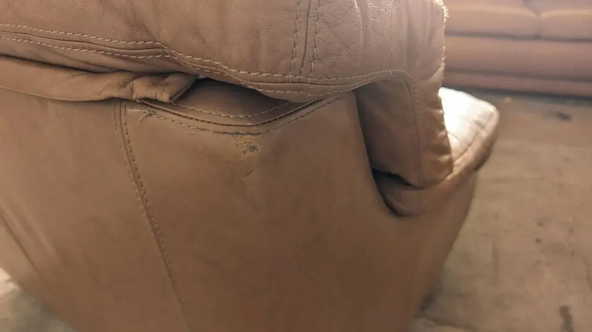 Illustration numéro 3 du produit Canapé cuir design