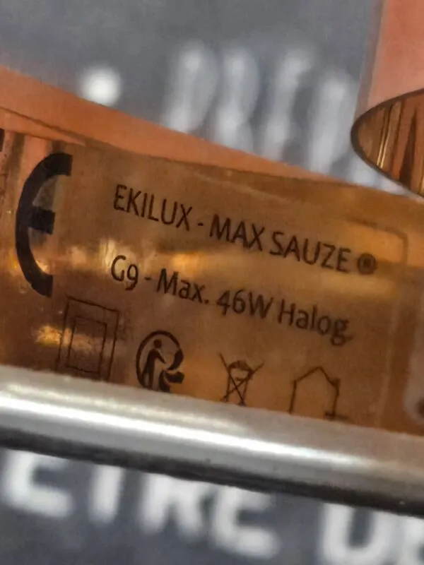 Illustration numéro 3 du produit Paire de lampes max sauzé – ekilux – design vintage métal laiton