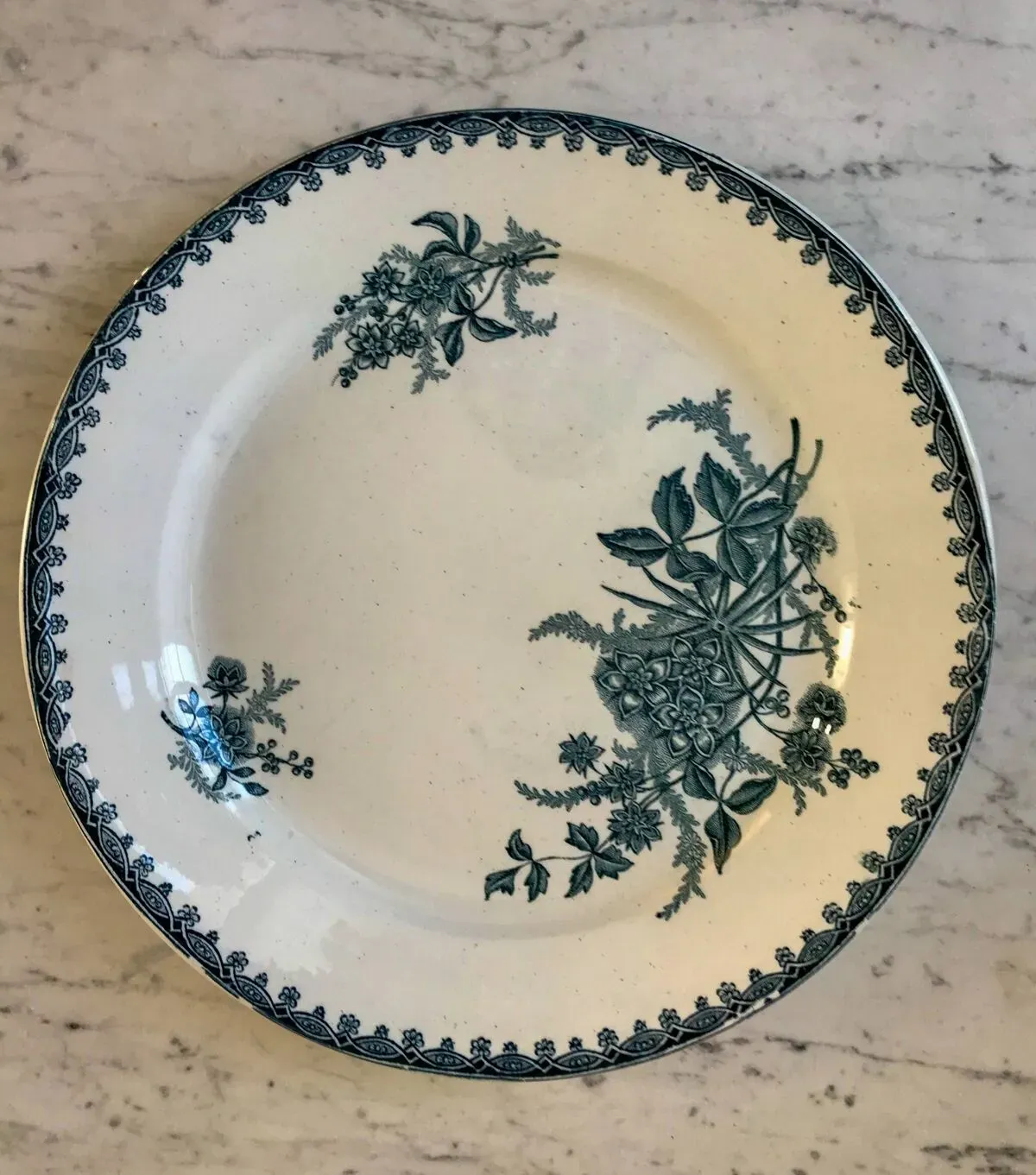 Illustration numéro 3 du produit plat rond en Terre de Fer japonisant fin XIXème