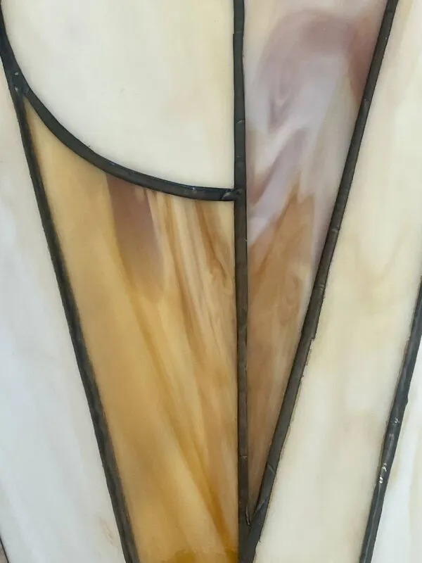 Illustration numéro 3 du produit Applique murale en  verre vitrail, style Tiffany, design Art Déco