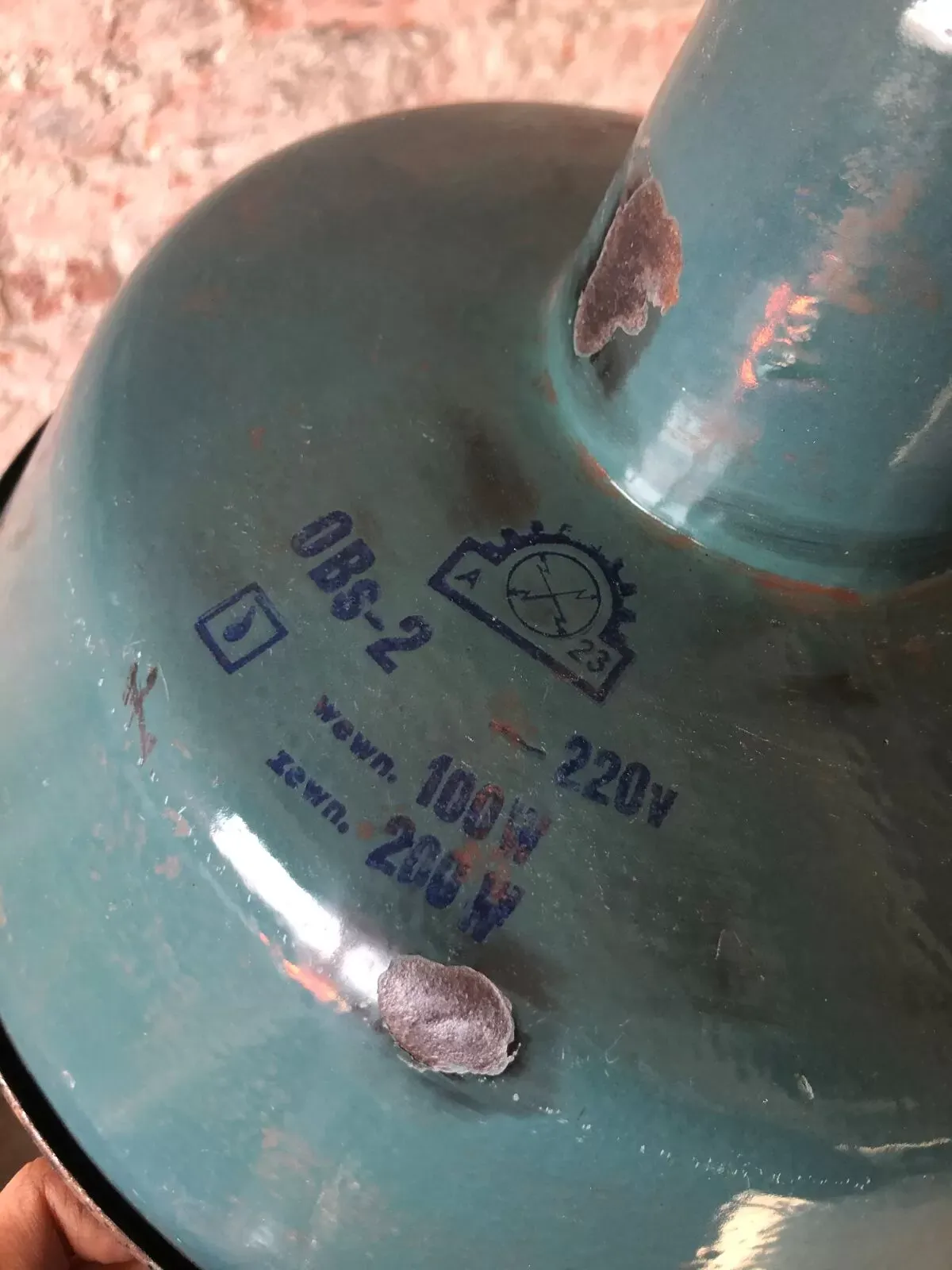 Illustration numéro 3 du produit Suspension d’usine industrielle de Wikasy A23, années 1950