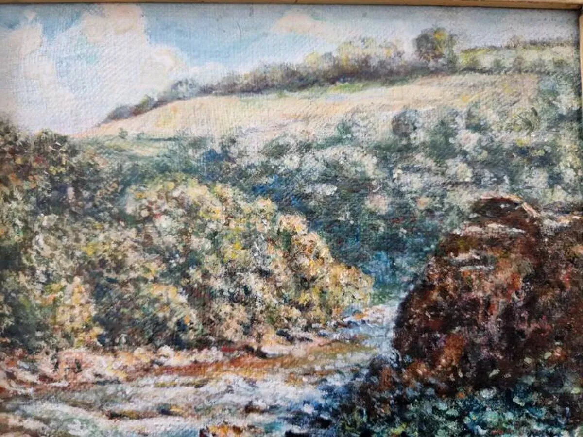 Illustration numéro 3 du produit Jerzy Moscicki (Né en 1954) - Huile sur toile - Paysage au ruisseau