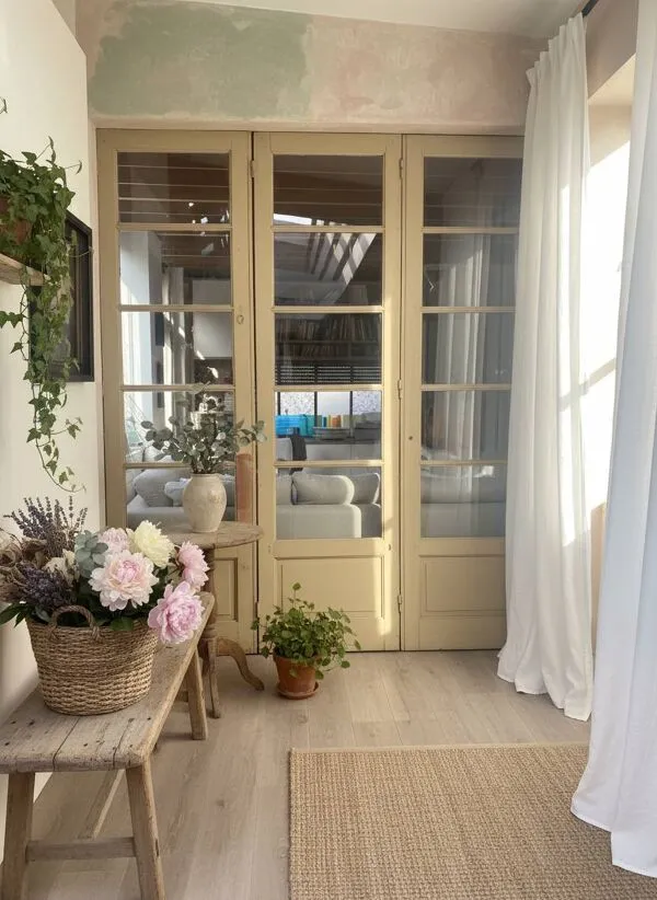 Illustration numéro 3 du produit lot de quatre portes de séparation vitrées grande taille