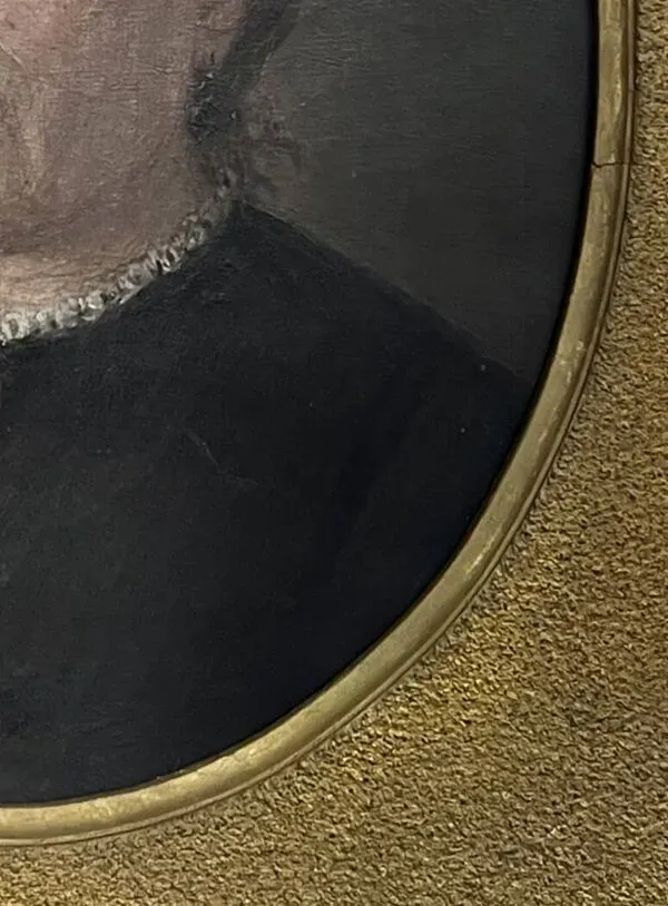 Illustration numéro 3 du produit Portrait, huile sur toile femme signé Louis Joseph Digout, XIXème s.