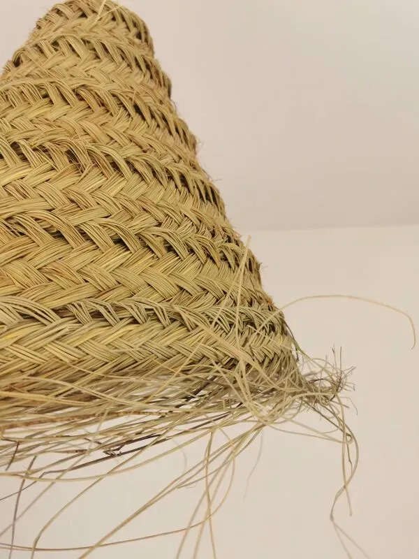 Illustration numéro 3 du produit Suspension Dalia en Halfa Tressé – 40×45 cm – Fabrication Artisanale Maroca