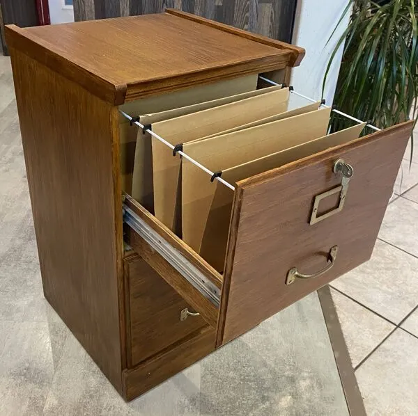 Illustration numéro 3 du produit Meuble de métier de rangement administratif classeur dossiers suspendus