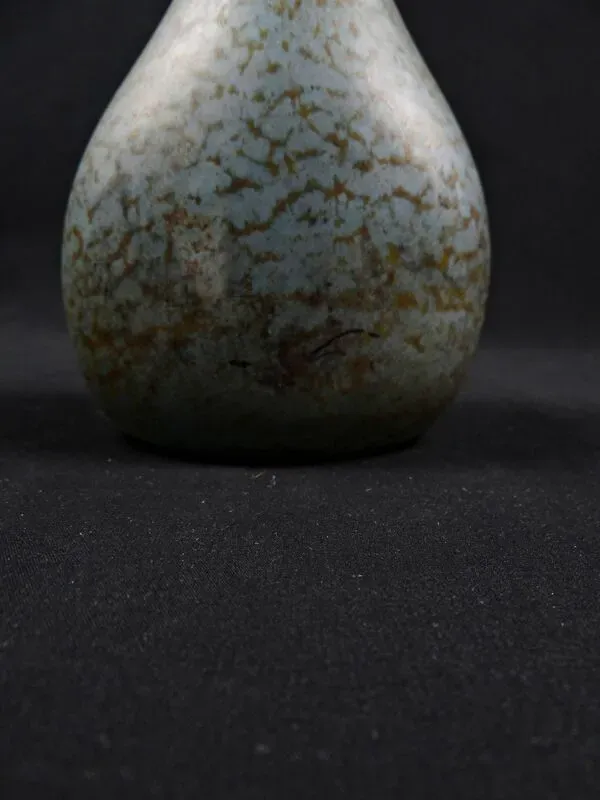 Illustration numéro 3 du produit Grand vase Delatte Nancy verre multicouche signé effet marmoréen Art Déco