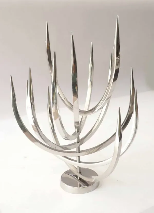 Illustration numéro 3 du produit Paire de chandeliers bougeoirs X Feal