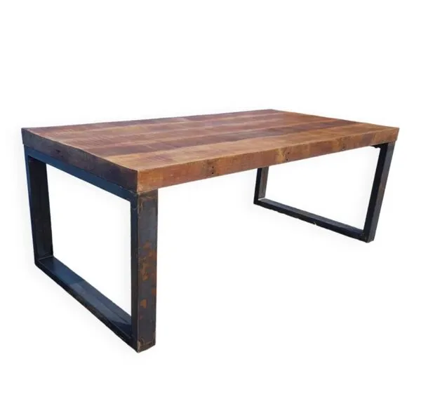 Illustration numéro 3 du produit Table industrielle Bois-Metal