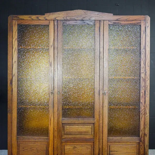 Illustration numéro 3 du produit Bibliothèque Art Déco avec vitraux - années 1930