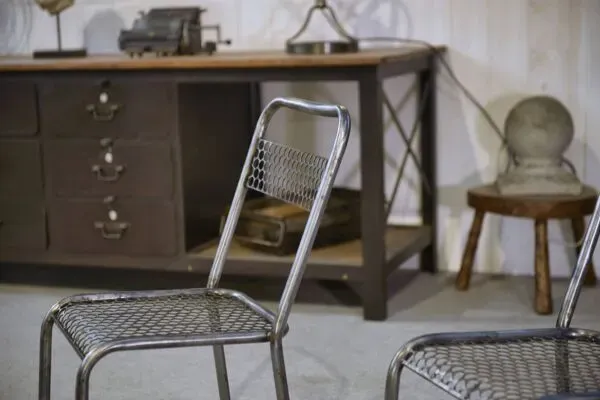 Illustration numéro 3 du produit Paire de chaises attribuée à René Malaval 1950’s