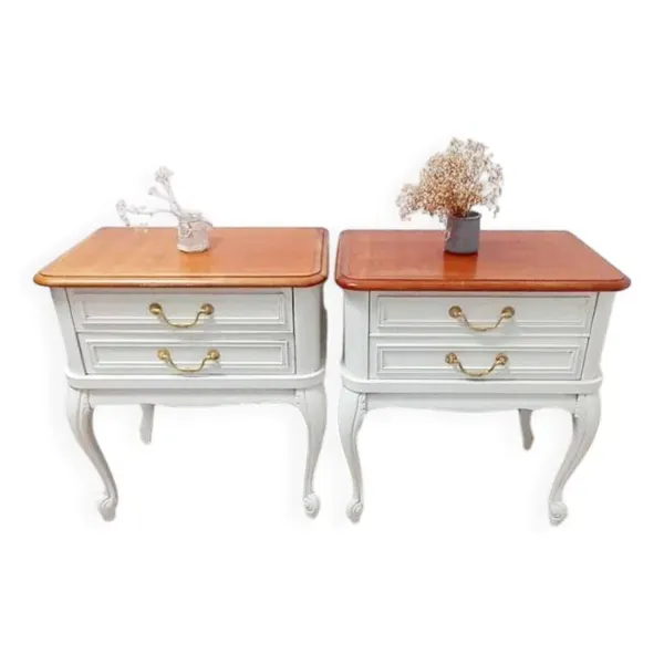 Illustration numéro 3 du produit Paire de chevets anciens