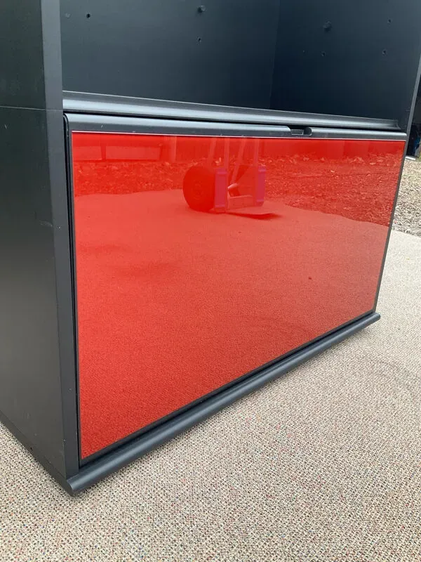 Illustration numéro 3 du produit Meuble de bar design Ludovico Acerbis années 80